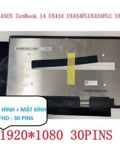Màn hình và mặt kính laptop Asus Zenbook 14 UX433F UX433FA =CÓ KÍNH= (BOARD SAU LƯNG,30 PIN)