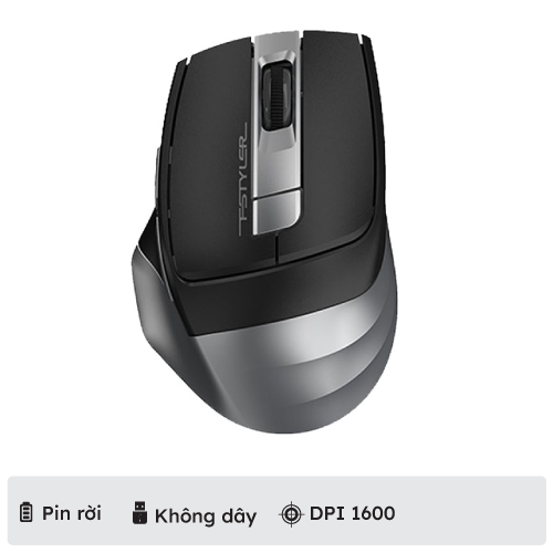 MOUSE Kô dây A4TECH FG35 (Xám Đen) Chính Hãng