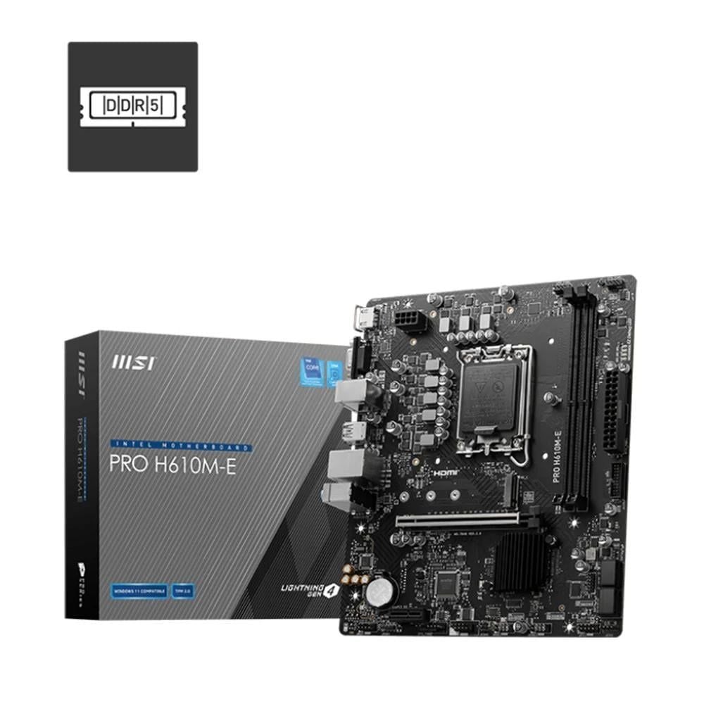 MAIN MSI PRO H610M-E (RAM 5) Chính Hãng