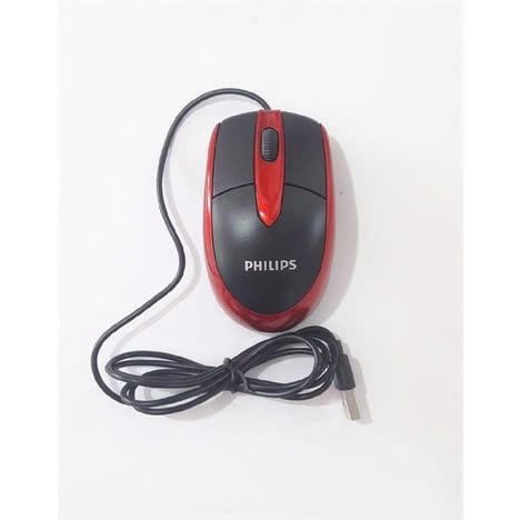 MOUSE PHILLIPS USB (Đỏ)