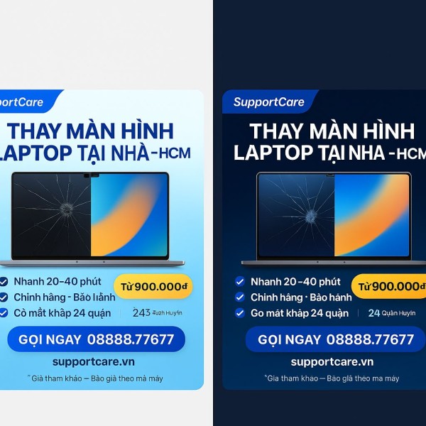 Dịch vụ thay pin laptop Quận 1